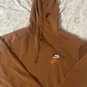 Nike Men's Brown Hoodie